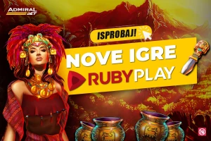 Novi dragulj u AdmiralBet ponudi - Ruby Play slotovi su stigli